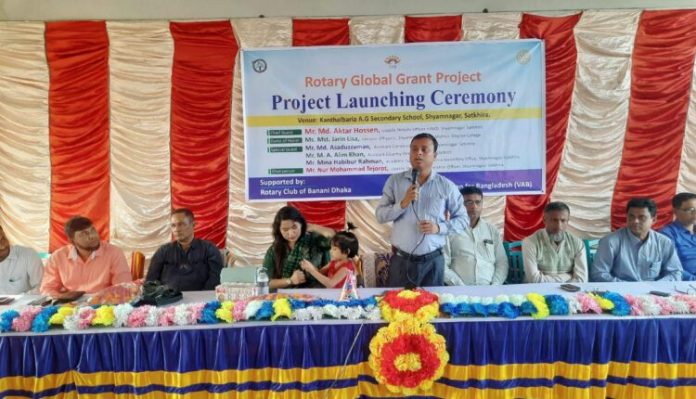 শ্যামনগরে রোটারি গ্লোবাল গ্র্যান্ট প্রকল্পের উদ্বোধন
