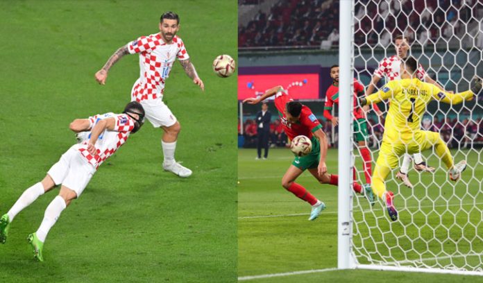২-১ গোলে এগিয়ে থেকে বিরতিতে গেল ক্রোয়েশিয়া