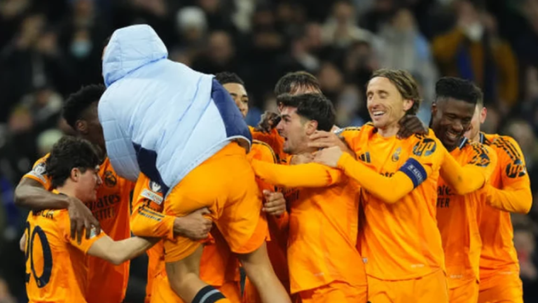 নাটকীয় প্রত্যাবর্তনে ম্যান সিটিকে হারিয়ে রিয়াল মাদ্রিদের দারুণ জয়