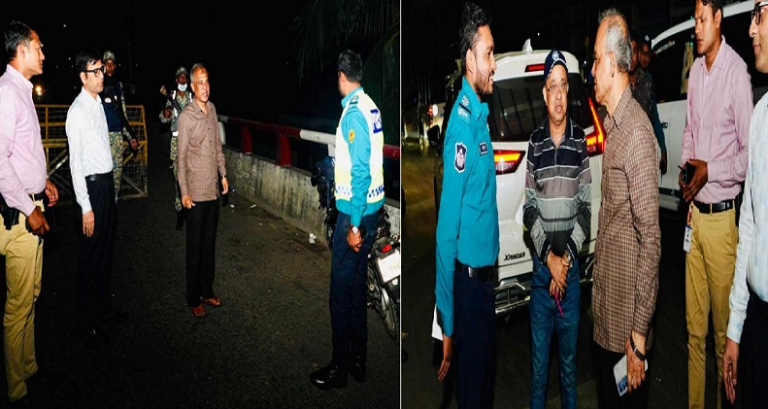 রাজধানীর চার থানা পরিদর্শন করলেন স্বরাষ্ট্র উপদেষ্টা, গুলশানে দুই পুলিশ সদস্য বরখাস্ত